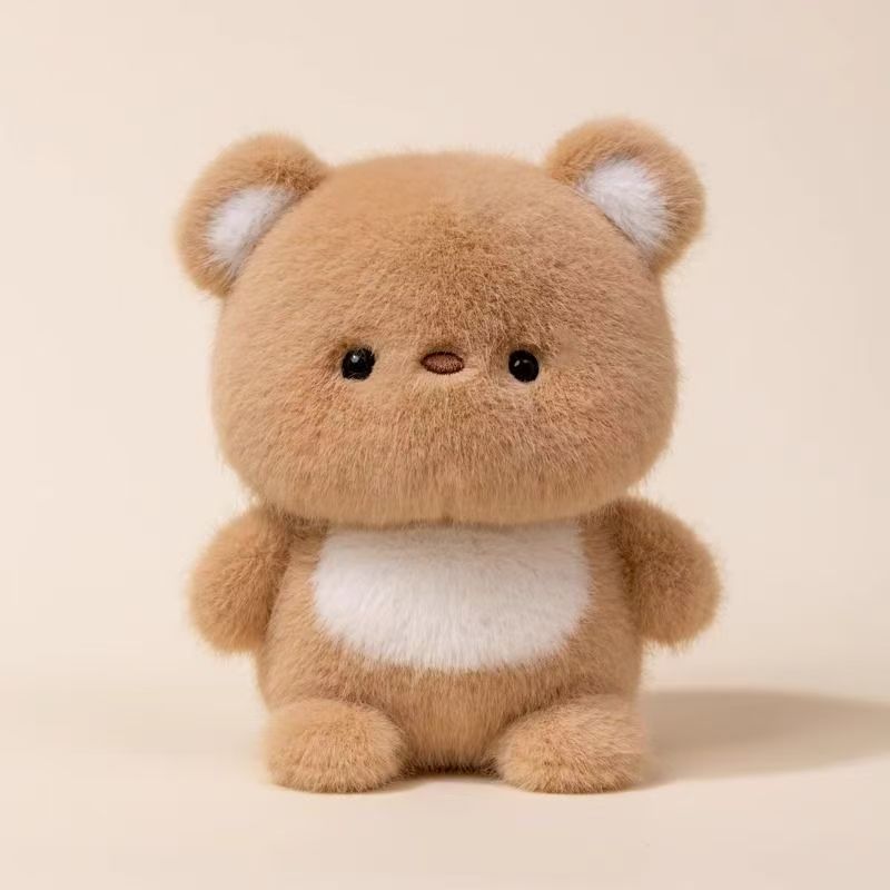 Desk companion plush toy, bear, about 16.27cm